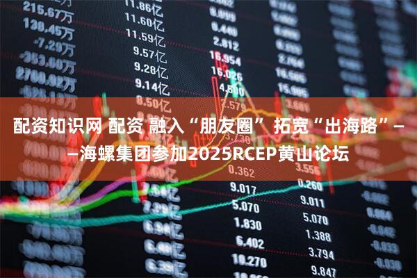 配资知识网 配资 融入“朋友圈” 拓宽“出海路”——海螺集团参加2025RCEP黄山论坛