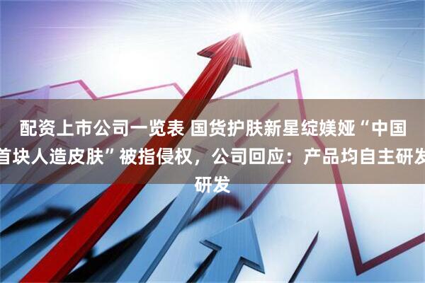配资上市公司一览表 国货护肤新星绽媄娅“中国首块人造皮肤”被指侵权，公司回应：产品均自主研发