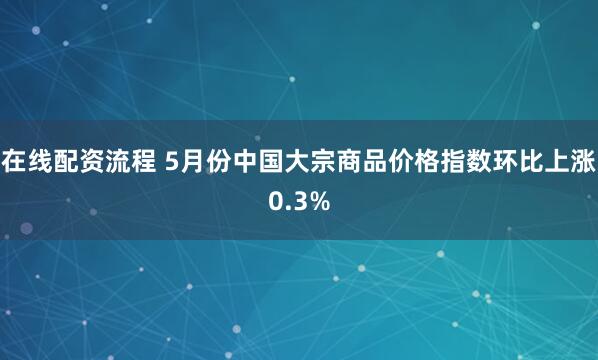 在线配资流程 5月份中国大宗商品价格指数环比上涨0.3%
